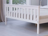 Birlea Oxford 4ft6 Double White Wooden Bed Frame Thumbnail