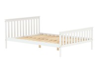 Birlea Oxford 4ft6 Double White Wooden Bed Frame Thumbnail