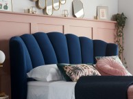Birlea Lottie 4ft6 Double Midnight Blue Fabric Ottoman Bed Frame Thumbnail