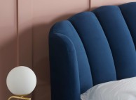 Birlea Lottie 5ft Kingsize Midnight Blue Fabric Ottoman Bed Frame Thumbnail