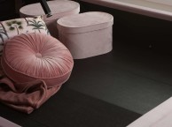 Birlea Lottie 4ft6 Double Pink Fabric Ottoman Bed Frame Thumbnail