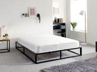 GFW Platform 4ft6 Double Black Metal Bed Frame Thumbnail