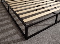 GFW Platform 4ft6 Double Black Metal Bed Frame Thumbnail