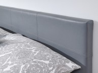 GFW Side Lift Ottoman 5ft Kingsize Grey Faux Leather Bed Frame Thumbnail