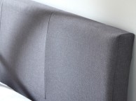 GFW Ascot 3ft Single Grey Fabric Ottoman Bed Frame Thumbnail