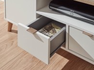 GFW Alma Small TV Unit in White And Oak Thumbnail