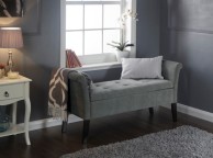 GFW Balmoral Ottoman Storage Window Seat In Grey Thumbnail