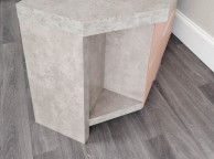 GFW Bloc Corner TV Unit In Concrete Grey Thumbnail