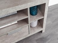 GFW Bloc Corner TV Unit In Concrete Grey Thumbnail