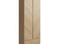 GFW Catania 2 Door 1 Drawer Wardrobe In Euro Oak Thumbnail