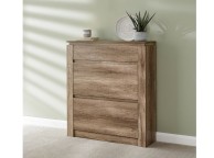 GFW Canyon Oak Finish Shoe Cabinet Thumbnail