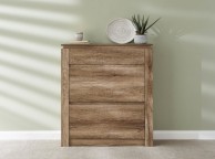 GFW Canyon Oak Finish Shoe Cabinet Thumbnail