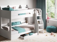 Flair Furnishings Flick White Bunk Bed Thumbnail