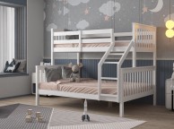Flair Furnishings Zoom Triple Bunk Bed In White Thumbnail