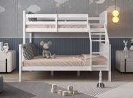 Flair Furnishings Zoom Triple Bunk Bed In White Thumbnail