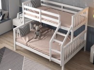 Flair Furnishings Zoom Triple Bunk Bed In White Thumbnail