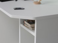 Flair Furnishings Power Z Gaming Desk In White Thumbnail