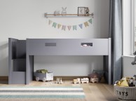 Flair Furnishings Charlie Grey Mid Sleeper Bed Thumbnail