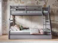 Flair Furnishings Ollie Grey Triple Sleeper Bunk Bed Thumbnail