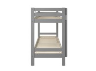 Noomi Nora Grey Wooden Bunk Bed With Trundle And 3 Mattresses Thumbnail