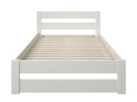 Noomi Tera 4ft Small Double White Wooden Bed Frame Thumbnail