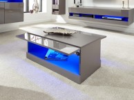 GFW Galicia Grey Gloss LED Coffee Table Thumbnail