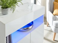 GFW Galicia White Gloss LED Wall Hanging Sideboard Thumbnail