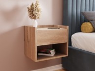 GFW Harmony Pair Of Wall Hanging Bedsides In Oak Thumbnail