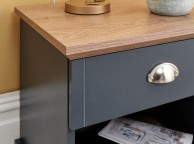 GFW Kendal 1 Drawer Bedside In Slate Blue Thumbnail