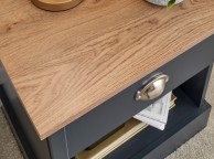 GFW Kendal 1 Drawer Bedside In Slate Blue Thumbnail