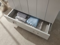 GFW Kendal 2 Door 1 Drawer Wardrobe In Grey Thumbnail