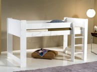 Birlea Cube Pine White Mid Sleeper Bed Thumbnail