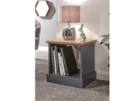 GFW Kendal Lamp Table In Slate Blue Thumbnail