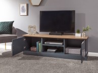 GFW Kendal Large TV Unit In Slate Blue Thumbnail