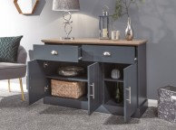 GFW Kendal Large Sideboard In Slate Blue Thumbnail