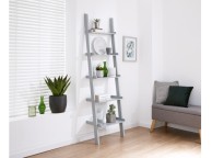 GFW Kempton 5 Tier Ladder Style Wall Rack In Grey Thumbnail