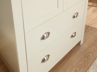 GFW Lancaster 2 Door 2 Drawer Wardrobe In Cream Thumbnail