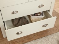 GFW Lancaster 2 Door 2 Drawer Wardrobe In Cream Thumbnail