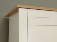 GFW Lancaster 2 Door 2 Drawer Wardrobe In Cream Thumbnail