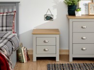 GFW Lancaster 2 Drawer Bedside In Grey Thumbnail