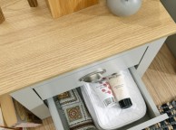 GFW Lancaster 2 Drawer Bedside In Grey Thumbnail