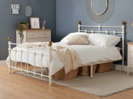 Birlea Atlas 4ft6 Double Cream Metal Bed Frame Thumbnail