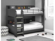 Julian Bowen Domino Bunk Bed In Anthracite Thumbnail