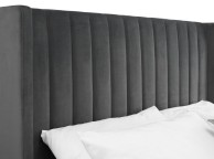 Julian Bowen Langham 6ft Super Kingsize Grey Fabric Ottoman Bed Frame Thumbnail