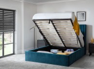 Julian Bowen Langham 6ft Super Kingsize Teal Fabric Ottoman Bed Frame Thumbnail