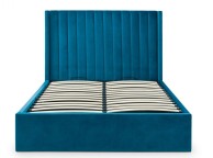 Julian Bowen Langham 4ft6 Double Teal Fabric Ottoman Bed Frame Thumbnail