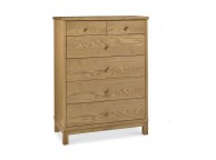 Bentley Designs Atlanta Oak 4 Plus 2 Drawer Chest Thumbnail