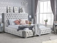 Birlea Grande 5ft Kingsize Steel Velvet Fabric Bed Frame Thumbnail