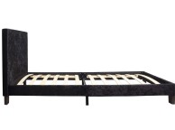 Birlea Berlin 3ft Single Black Crushed Velvet Fabric Bed Frame Thumbnail