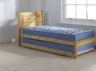 Friendship Mill Vegas 2ft6 Small Single Pine Wooden Guest Bed Frame Thumbnail
